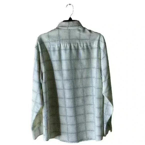 Metro Concepts Dress Shirt Mens Size Medium Long Sleeves Top - Picture 2 of 5